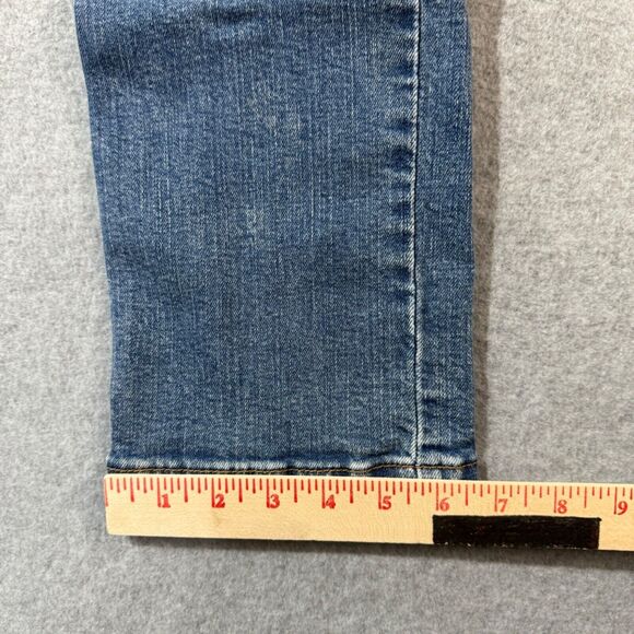 Levis Jeans Mens 511 29x 32 Blue Denim American Solid Straight Workwear Mid Rise - Picture 6 of 12